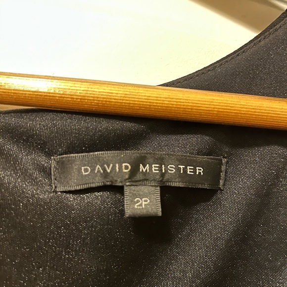 David Meister Black Lace Cocktail Dress - Picture 3 of 4